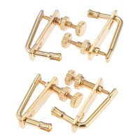 4 Pcs Violin Fine Tuners Fiddle String Adjusters for 4/4 Size Violin Parts
