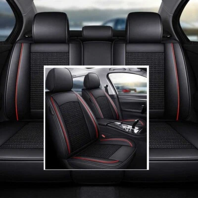 For Toyota Camry LE SE Sedan 2000-2023 Car Seat Covers 5-Seats Protector Leather Foto 1 de 4