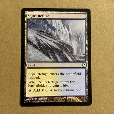 B3G3 ~ MTG ~ Sejiri Refuge ~ ZEN Zendikar ~ #224 ~ Dual Land ~ English ~ MP - Image 1 of 4