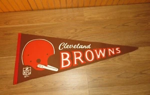 1967 Cleveland Browns Pennant Flag NFL Football Vintage one bar felt pennant - Picture 1 of 9