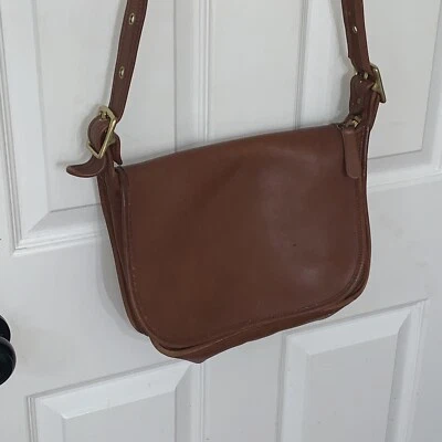 COACH Brown Patricia Legacy Crossbody Shoulder Bag Flap #9951 VTG - Image 1 of 4