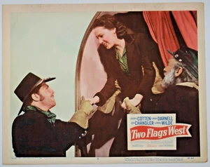 1950 Two Flags West, Joseph Cotten, Jeff Chandler, Cornel Wilde, Western, nice - Picture 1 of 1