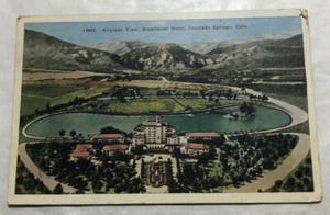 Airplane view, Broadmoor Hotel, Colorado Springs, CO. Postcard (D3) - Picture 1 of 2