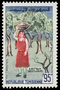 TUNISIA 361 - Cultural Heritage "Olive Picker" (pb63401) - Picture 1 of 1