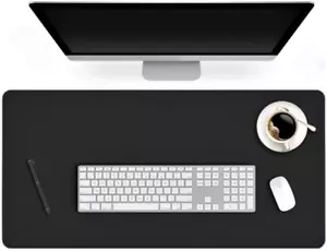 24 X 48 Inch Desk Blotter Pad on Top of Desks Waterproof PU Leather Mouse Pad De - Picture 1 of 7