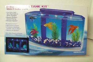 PENN-PLAX Deluxe Triple Betta Bow Tank Kit – Safely Divided Compartments - Bild 1 von 3