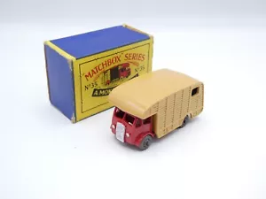 Matchbox Lesney Moko 35a ERF Horsebox VNMINT Complete Box MW - Picture 1 of 10