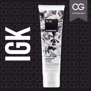 💎 IGK Expensive Clear Gloss Top Coat 4.2oz – Shine Like a Diamond 💎 - Picture 1 of 1