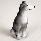 GREYHOUND BLUE TINY ONES DOG Figurine Statue Pet Gift Resin