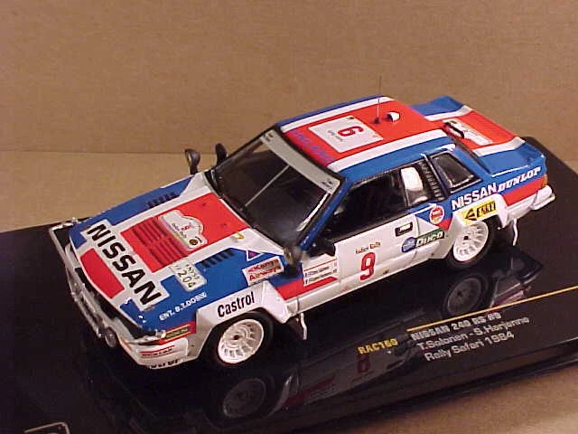 IXO #RAC160 1/43 Diecast Nissan 240 RS, 1984 Safari Rally, Finlandia - Castrol #9 Foto 1 de 1