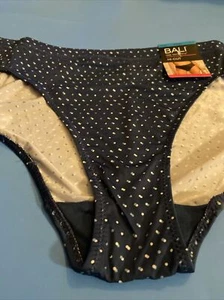 NEW! BALI BLUE POLKA DOT HI-CUT BRIEF / 2XL / Size 9 - Picture 1 of 5