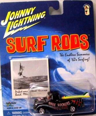 Johnny Lightning 55 1955 Chevy Pickup Truck Surf Rods Wave Rockers +Srfboards - Image 1 of 4