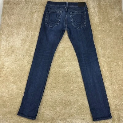 True Religion Jeans Mens 30x34 Blue Rocco Skinny Denim Pockets Preppy USA - Image 1 of 4