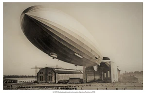 AIRCRAFT 1010 LZ-129 Hindenburg Maiden Flight Poster 11 x 17 - Picture 1 of 5