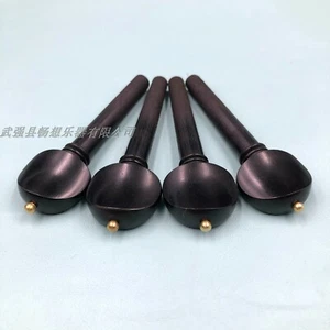 20pcs High Quality Natural Ebony viola peg,copper dot decoratin - Picture 1 of 1