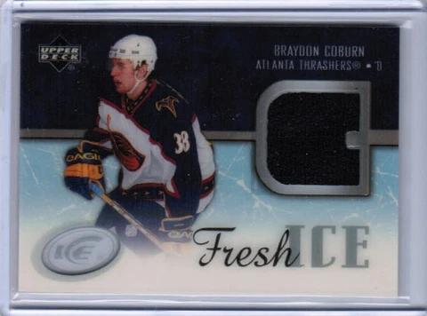 05/06 UD ICE HOCKEY FRESH ICE JERSEY GLASS PARA CARDS ( FI-XX ) U-Pick From List Cover