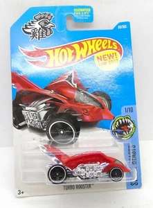 5095 HOT WHEELS CARTE US / STREET BEASTS 2017 / 89/365 TURBO ROADSTER - Picture 1 of 1
