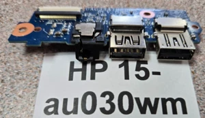 HP Pavilion 15-AU 15-au030wm Laptop Dual USB Port Board w/ Audio Jack - Picture 1 of 4