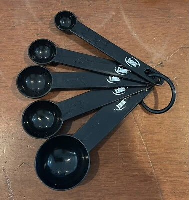 Kaluns Measuring Spoon Set Black - A0181 - Image 1 of 4