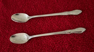 Oneida FENWAY Daydream Lote de 2 cucharas de té heladas Wm A Rogers - Imagen 1 de 3