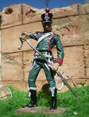 Soldats NAPOLEON:   Le CHASSEUR à CHEVAL du 23ème Régiment , 1812...no 15 - Photo 1/2