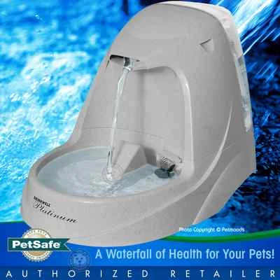 PetSafe Drinkwell Platinum Fountain Indoor Dog Cat Multi-Pet 1.3 Gal PWW00-13703