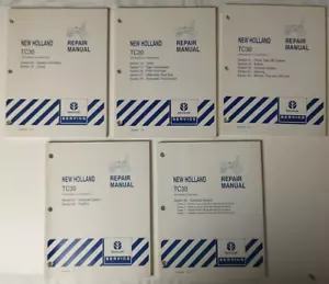 5 Books!! New Holland TC30 Repair Manual ORIGINAL OEM 3/05 - Picture 1 of 5