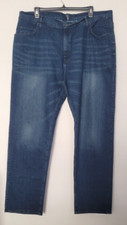 Nautica mens 46 x 34 Pure Deep Bay Relaxed Fit Stretch Straight Leg Jeans