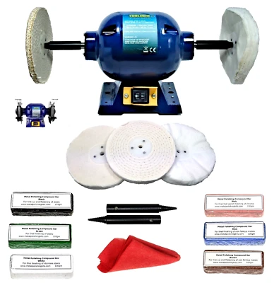 375W Golf Club Metal Polisher Polishing Machine Grinder Kit Irons Driver Putter - Image 1 of 4