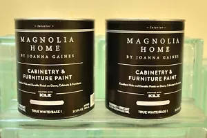 Magnolia Home By Joanna Gaines Cabinetry Furniture Paint True White Base Satin - Picture 1 of 3