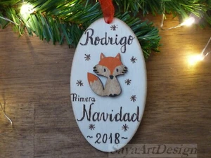 Primera Navidad de Bebe, Adorno de Arbol de Navidad Personalizado - Imagen 1 de 15