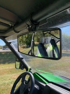 Universal UTV 1.5"-2" Roll Bar Mount REARVIEW MIRROR Fits Kawasaki Polaris Honda - Picture 1 of 9