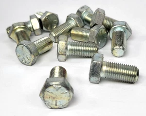 3/8-24 x 3/4 GR 5 Hex Cap Screw 3/8" Fine Thread Hex Bolt 3/8"-24 x 3/4" -10 PCS - Picture 1 of 1