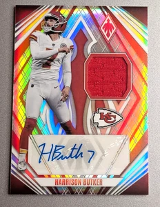Harrison Butker 2023 Panini Phoenix Veteran Autograph Auto Materials 26/50 - Picture 1 of 2