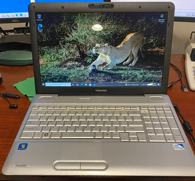 Toshiba Satellite L505-ES5018 Laptop AC Cord 8GB RAM 120GB SSD Windows 10 Pro - Image 1 of 4