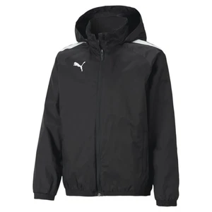 Puma Boys Girls TeamLIGA All Weather Rain Jacket Junior Coat Wind Stopper - Picture 1 of 1