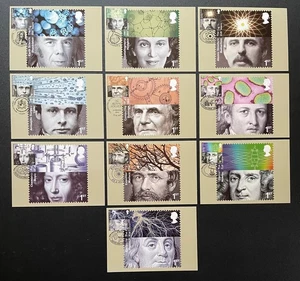 2010 The Royal Society PHQ Cards. Full set. Front FDI with Various H/Stamps. - Picture 1 of 1