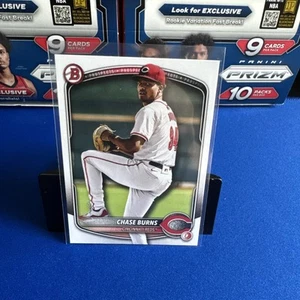 2025 Bowman - Prospects Chase Burns #BP-122 (RC) - Picture 1 of 2