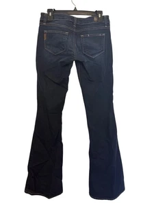Jeans donna svasati Paige Canyon taglia 26 lavaggio scuro denim svasati made in USA - Foto 1 di 7