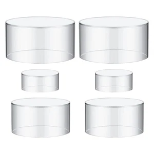 6x Acrylic Buffet Risers Jewelry Organizer Stand for Dessert Anniversary - Picture 1 of 6