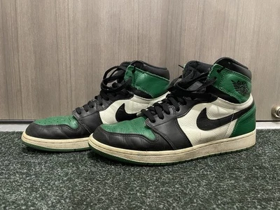 Air Jordan 1 Retro Alto OG Verde Pino 2018 Talla 12 Foto 1 de 4