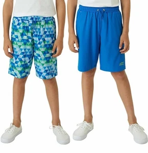Eddie Bauer Boys 2-Pack Hybrid Shorts Geometric Bright Blue - Picture 1 of 8