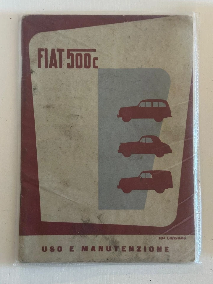 ORIGINALE!!! Libretto uso e manutenzione FIAT 500C Foto 1 de 1