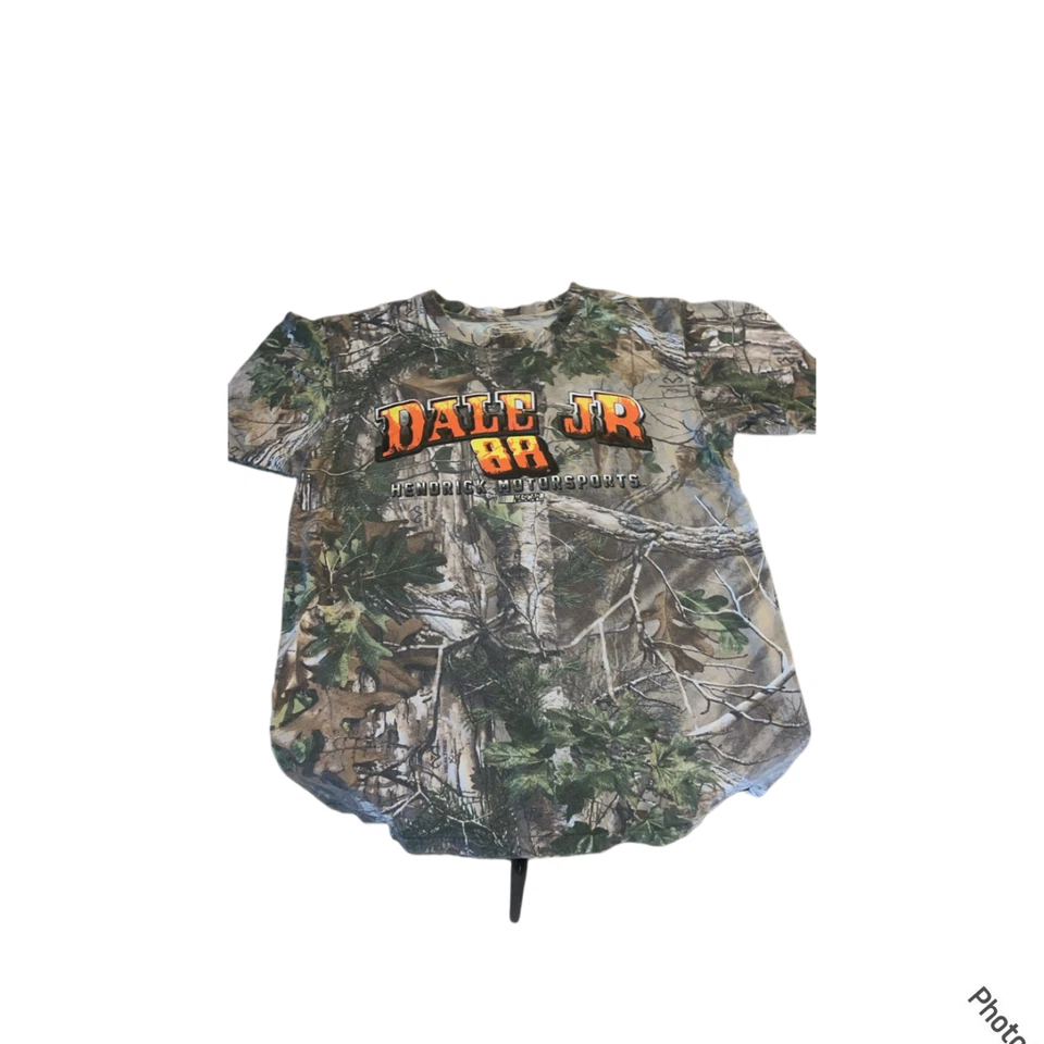 Camiseta camuflada Team Realtree Racing Dale Earnhardt Jr. #88 Nascar para adultos talla S/M Foto 1 de 4