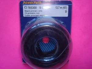18 Ga 45 ft PRIMARY POWER GROUND COPPER STRANDED WIRE FEDERAL MOGUL MADE IN USA - Picture 1 of 5