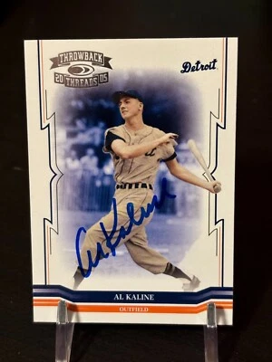 AL KALINE 2005 DONRUSS THROWBACK THREADS #278 AUTOGRAPHED - Image 1 of 2