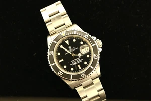 1986 Rolex Submariner 16800 Black Spider Dial Oyster Bracelet No Papers 40mm - Picture 1 of 11