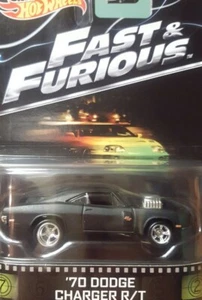 Hot Wheels Retro Entertainment Fast & Furious '70 Dodge Charger R/T 1:64 R/R  - Picture 1 of 8