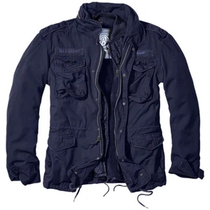 Brandit M65 Giant Mens Field Jacket Warm Police Coat Security Liner Parka Navy - Picture 1 of 11