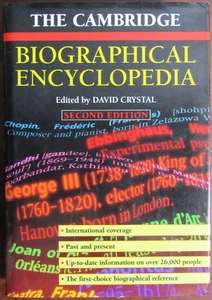David Crystal (Ed); The Cambridge Biographical Encyclopedia (2nd) (Fine HB/DJ) - Picture 1 of 4